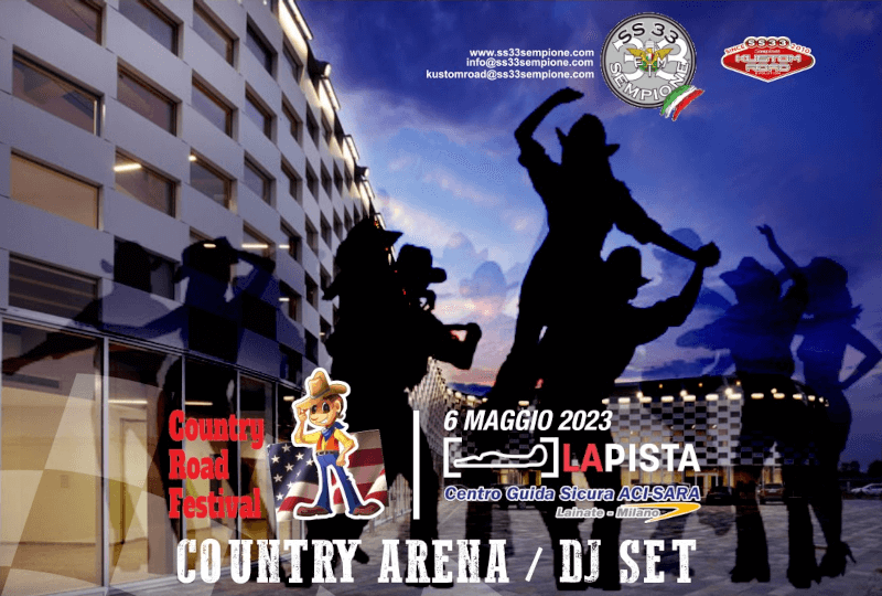 Country Road - Kustom Road - Demo Road Event 6|7 Maggio 2023 - LA PISTA - ACI VALLELUNGA Via Juan Manuel Fangio snc - LAINATE (MI)