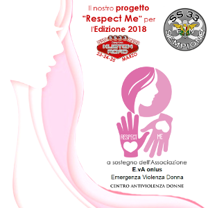 Progetto "Respect Me" - Kustom Road 2018. Progetto a sostegno dell'Associazione E.VA onlus - Emergenza Violenza Donna - Via San Michele 1bis/A2 - 21052 - Busto Arsizio (VA)